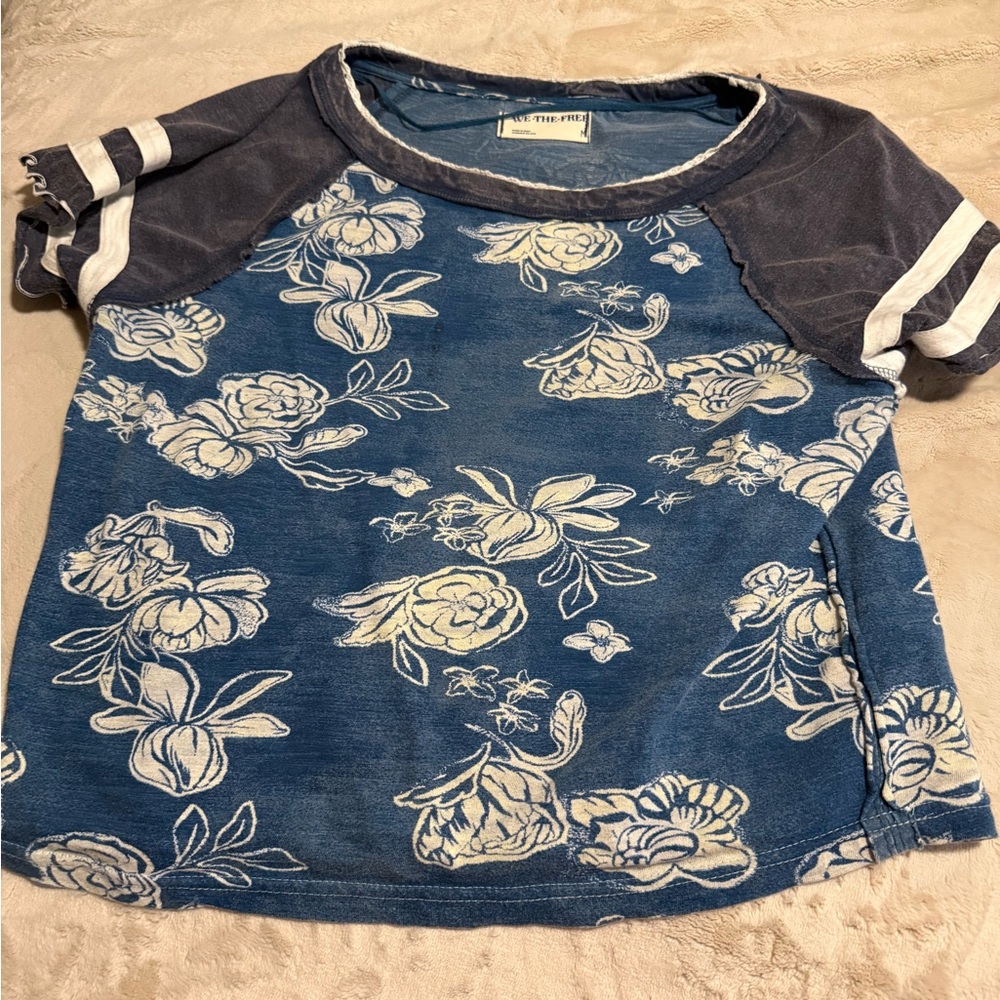 Free People Blue Floral women